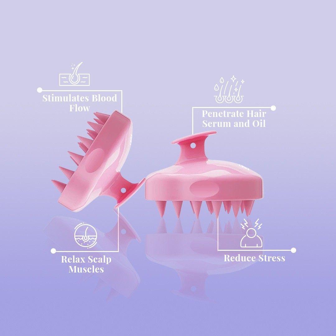 Silicone Scalp Massager | Hair Growth & Relaxation Tool