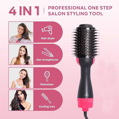 4-in-1 One Step Hot Air Brush | Dryer, Straightener & Volumizer
